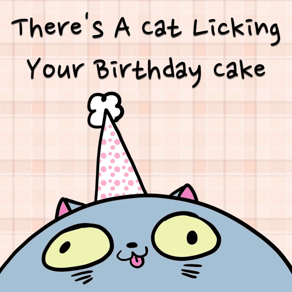Album cover of There's a Cat Licking Your Birthday Cake