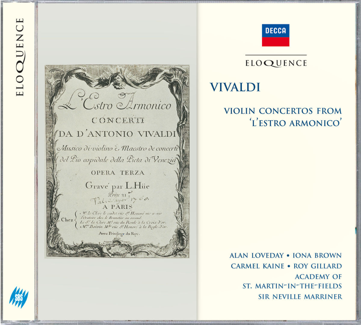 Album cover of 12 Concertos, Op. 3 