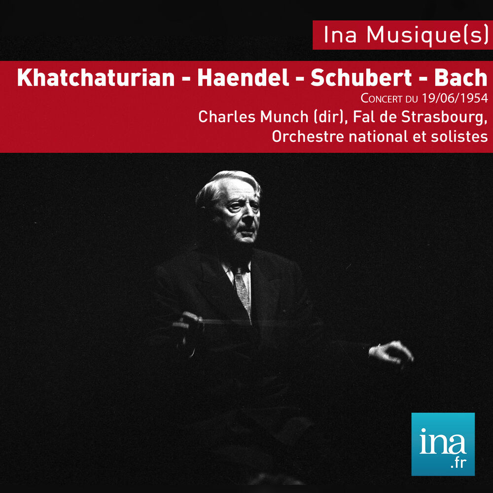 Picture of Haendel, Khatchaturian, Orchestre National de la RTF, Concert du 19/06/1954, Charles Munch (dir), Annie Jodry (violon),
