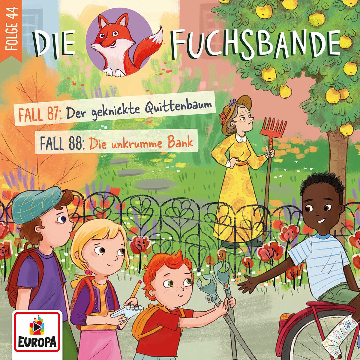 Album cover of Folge 44: Fall 87: Der geknickte Quittenbaum/Fall 88: Die unkrumme Bank