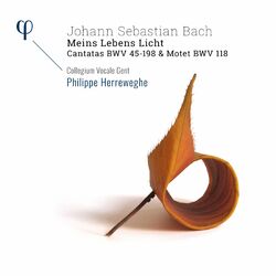 Cover of Bach: 'Meins Lebens Licht' Cantatas BWV 45-198 & Motet BWV 118
