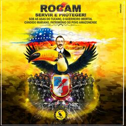 Cover of Rocam, Servir e Proteger! Sob as Asas do Tucano, o Guerreiro Cândido Mariano, Patrimônio do Povo Amazonense