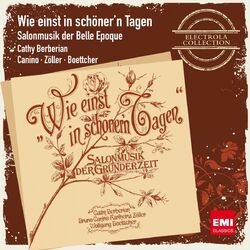 Cover of Wie einst in schöner'n Tagen - Salonmusik der Belle Epoque