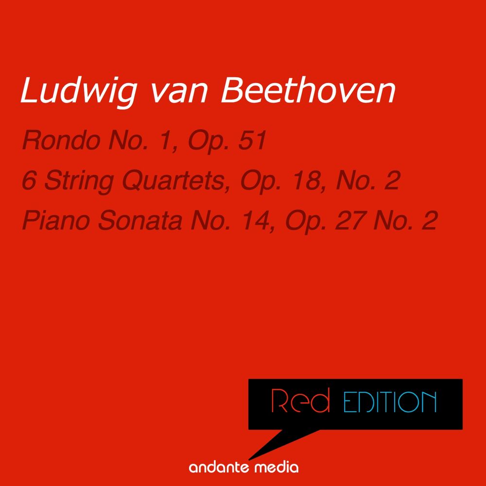 Picture of Red Edition - Beethoven: Rondo No. 1, Op. 51 & Piano Sonata No. 14, Op. 27 No. 2