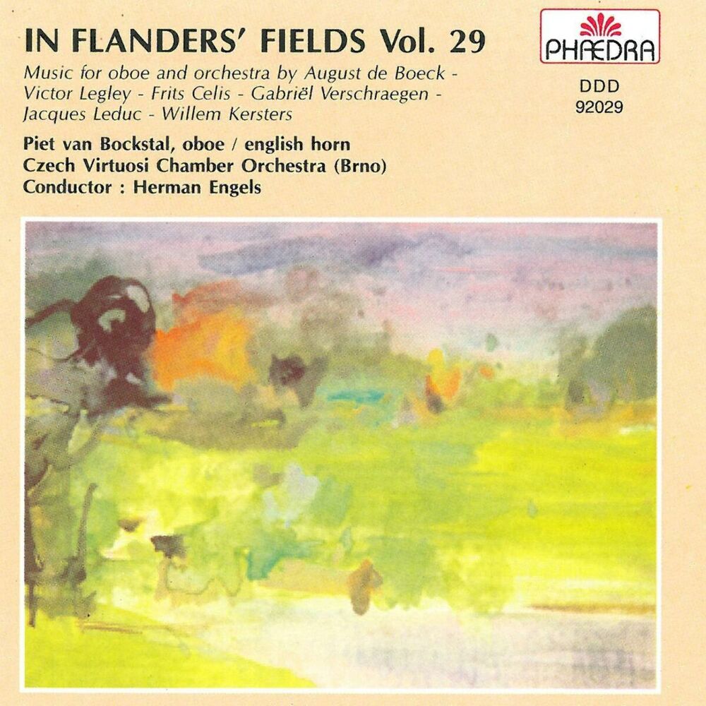 Picture of In Flanders' Fields Vol. 29: Belgian Music for Oboe and Orchestra