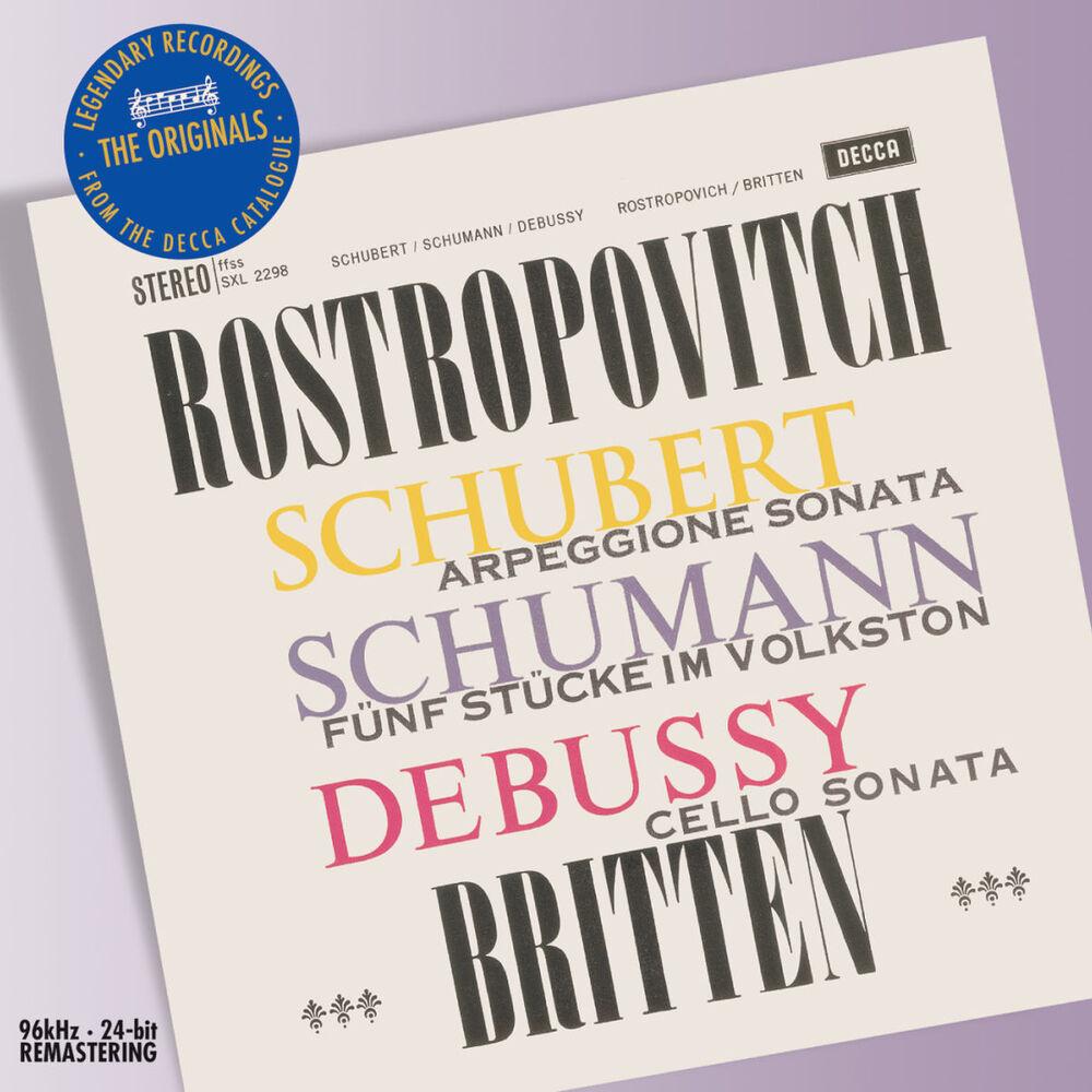 Picture of Schubert/Schumann/Debussy: Works for Cello & Piano