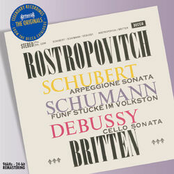 Cover of Schubert/Schumann/Debussy: Works for Cello & Piano
