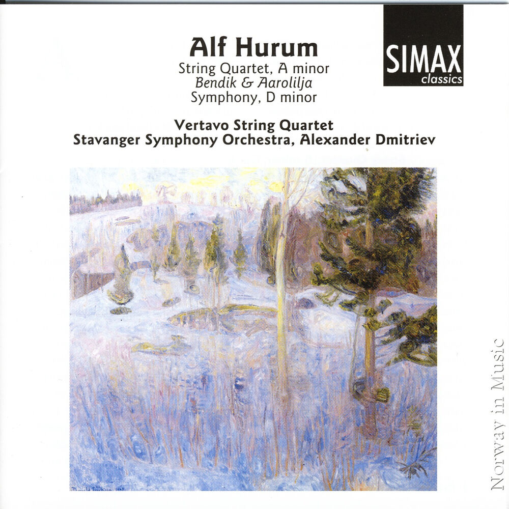 Picture of Alf Hurum: String Quartet a Minor/ Bendik Og Aarolilja/ Symphony D Minor