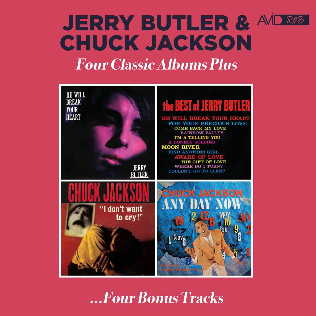 Album cover of Four Classic Albums Plus (He Will Break Your Heart / The Best of Jerry Butler / I Don't Want to Cry! / Any Day Now) (2025 Digitally Remastered)