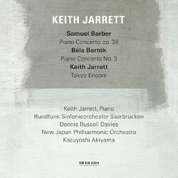Cover of Barber: Piano Concerto / Bartók: Piano Concerto No. 3 / Jarrett: Nothing But a Dream (Live)