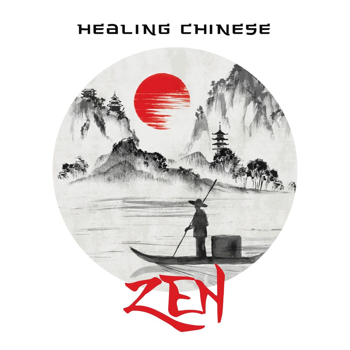 Album cover of Healing Chinese ZEN - Music for Anxiety & Stress, Calm Meditation, Tai Chi, Reiki Healing, Therapy for Relaxation