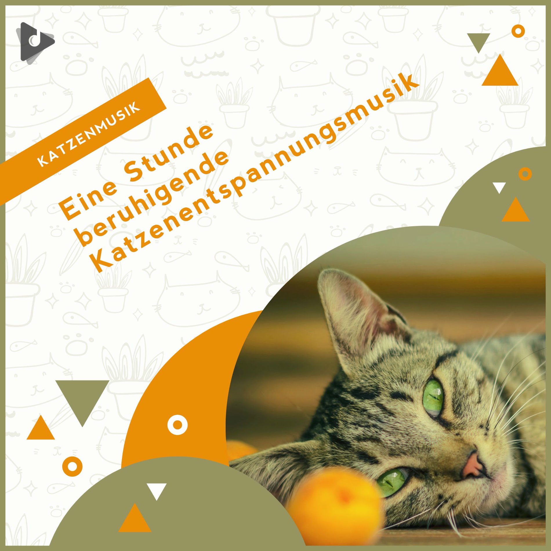 Album cover of Eine Stunde beruhigende Katzenentspannungsmusik