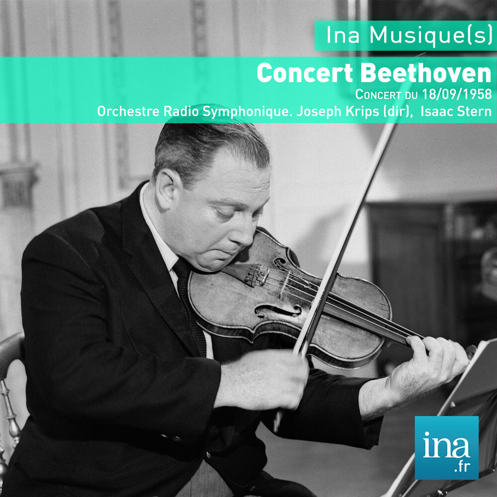Picture of Concert Beethoven, Concert du 18/09/1958, Orchestre National de la RTF, Joseph Krips (dir), Isaac Stern