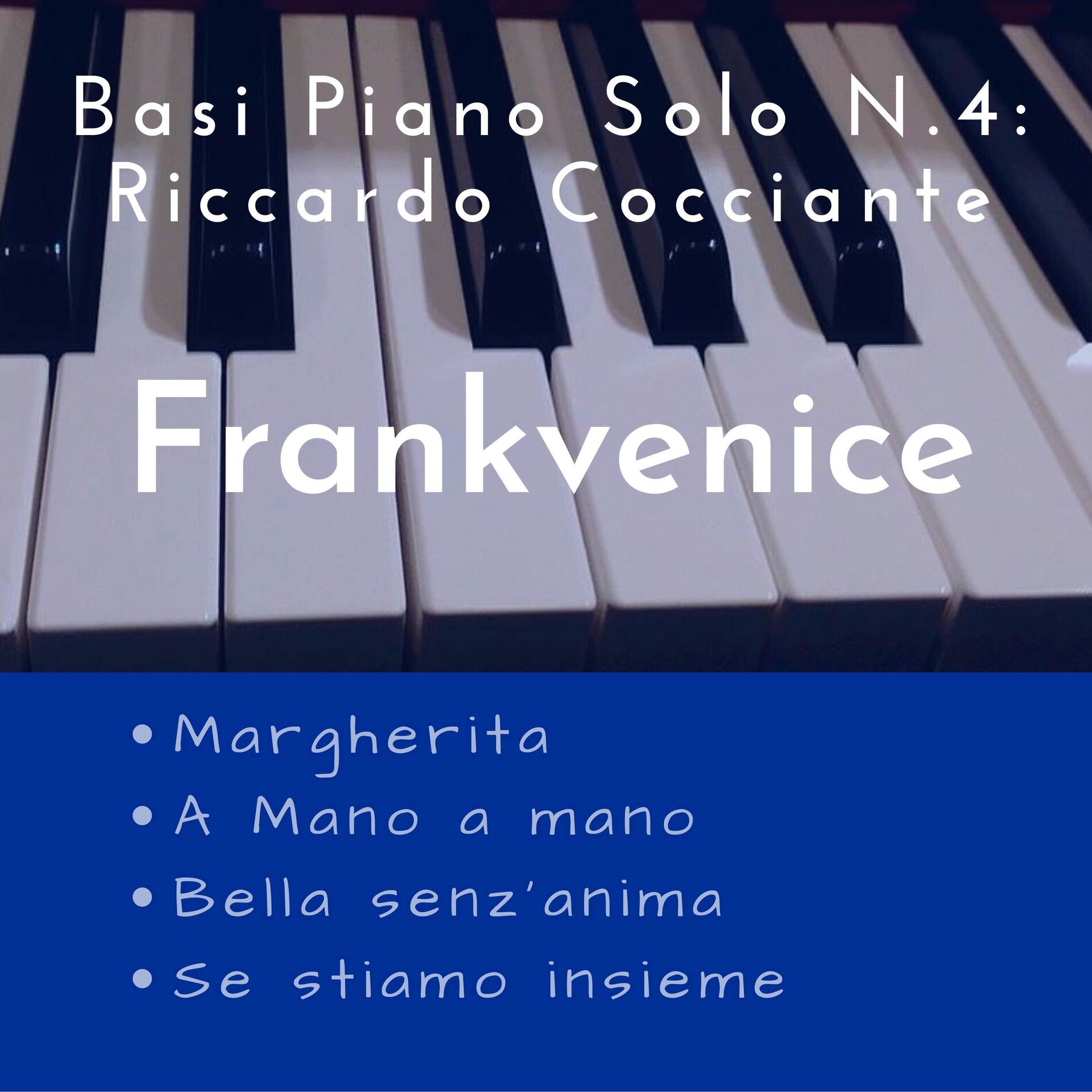 Album cover of Basi Piano Solo N. 4 : Riccardo Cocciante