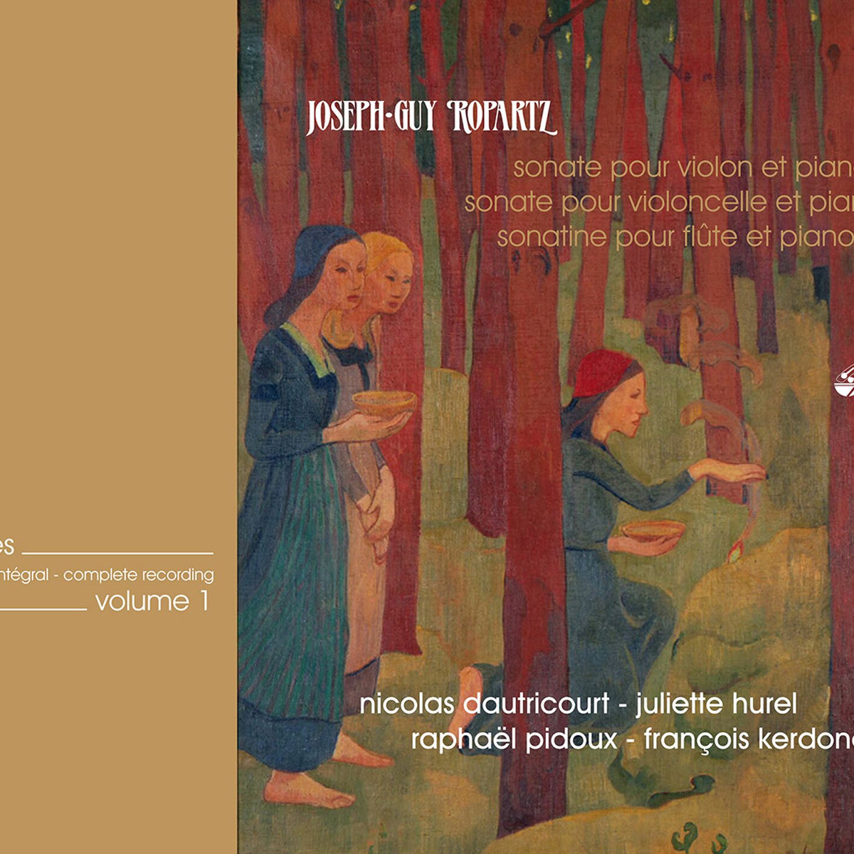 Album cover of Ropartz: Violin Sonata No. 2 - Sonatine for Flute and Piano - Cello Sonata No. 2