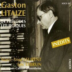 Cover of Litaize: 24 Liturgical Preludes