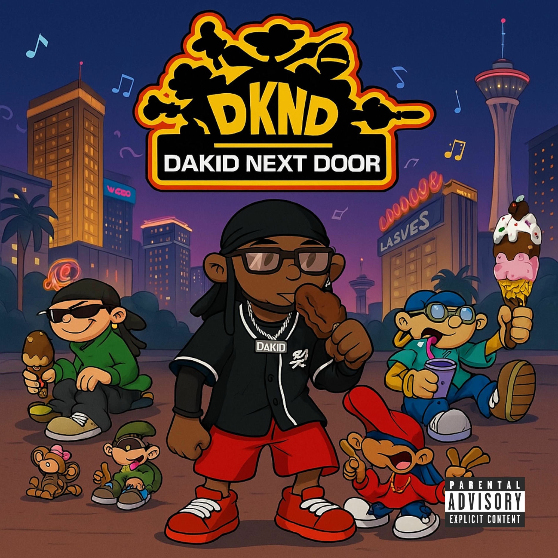Album cover of Dakid Next Door