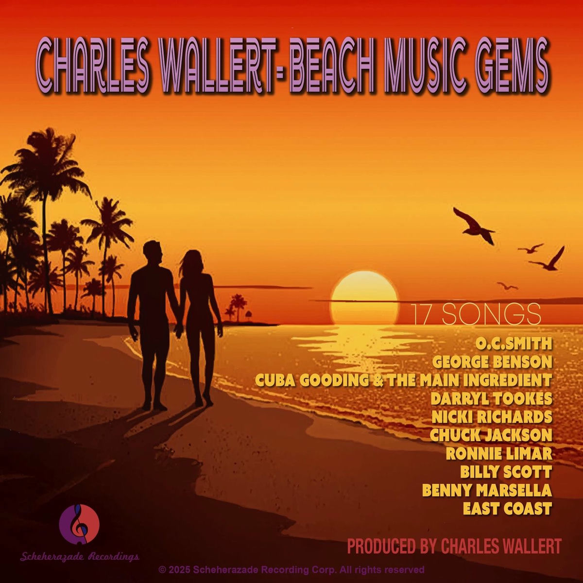 Album cover of Charles Wallert: Beach Music Gems