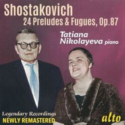 Cover of Shostakovich: 24 Preludes and Fugues - Nikolayeva
