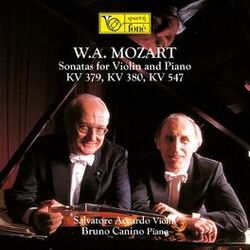 Cover of Mozart: Sonatas for Violin and Piano KV 379, 380, 547
