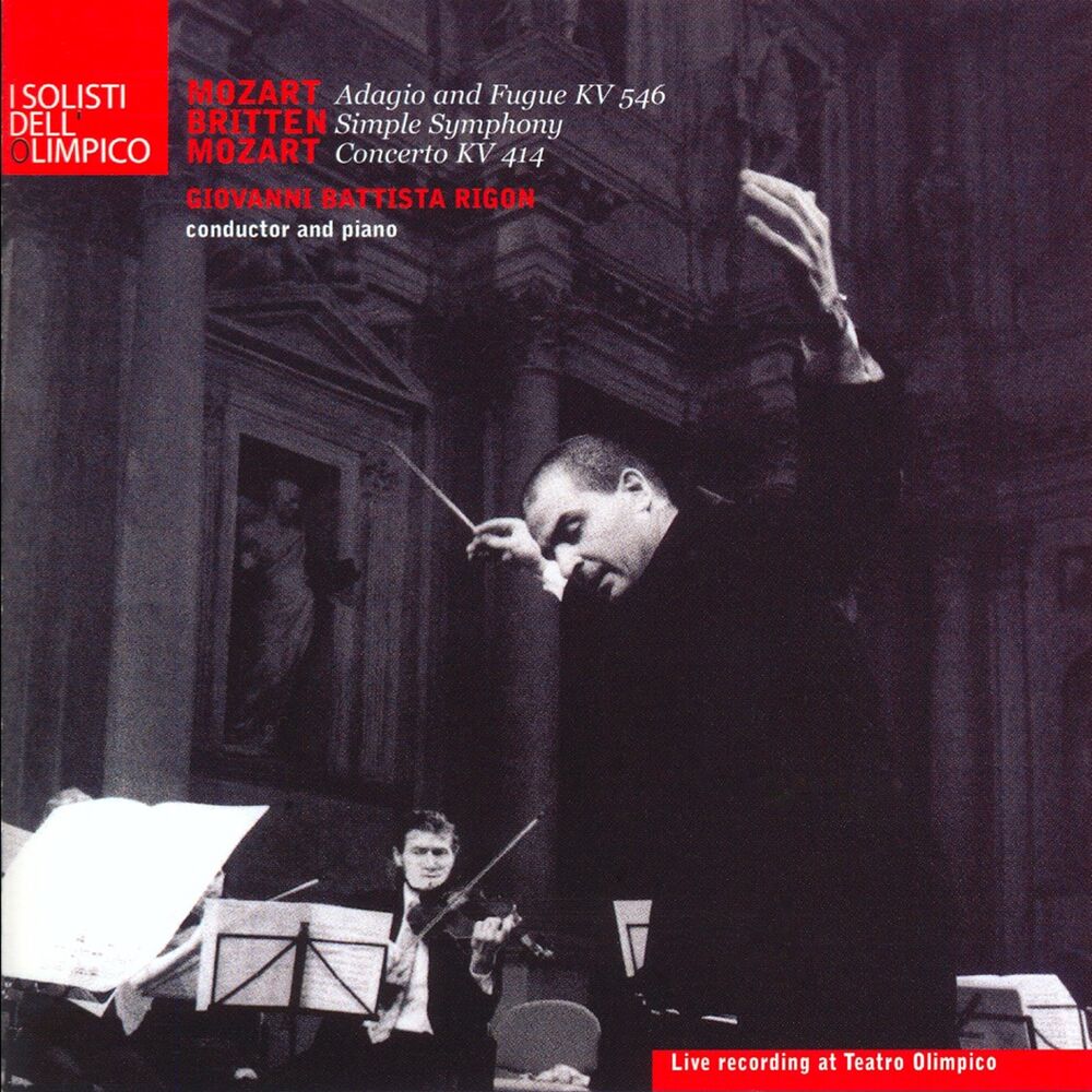 Picture of Mozart: Adagio and Fugue, K. 546 & Piano Concerto No. 12, K. 414 - Britten: Simple Symphony, Op. 4 (Live Recording)