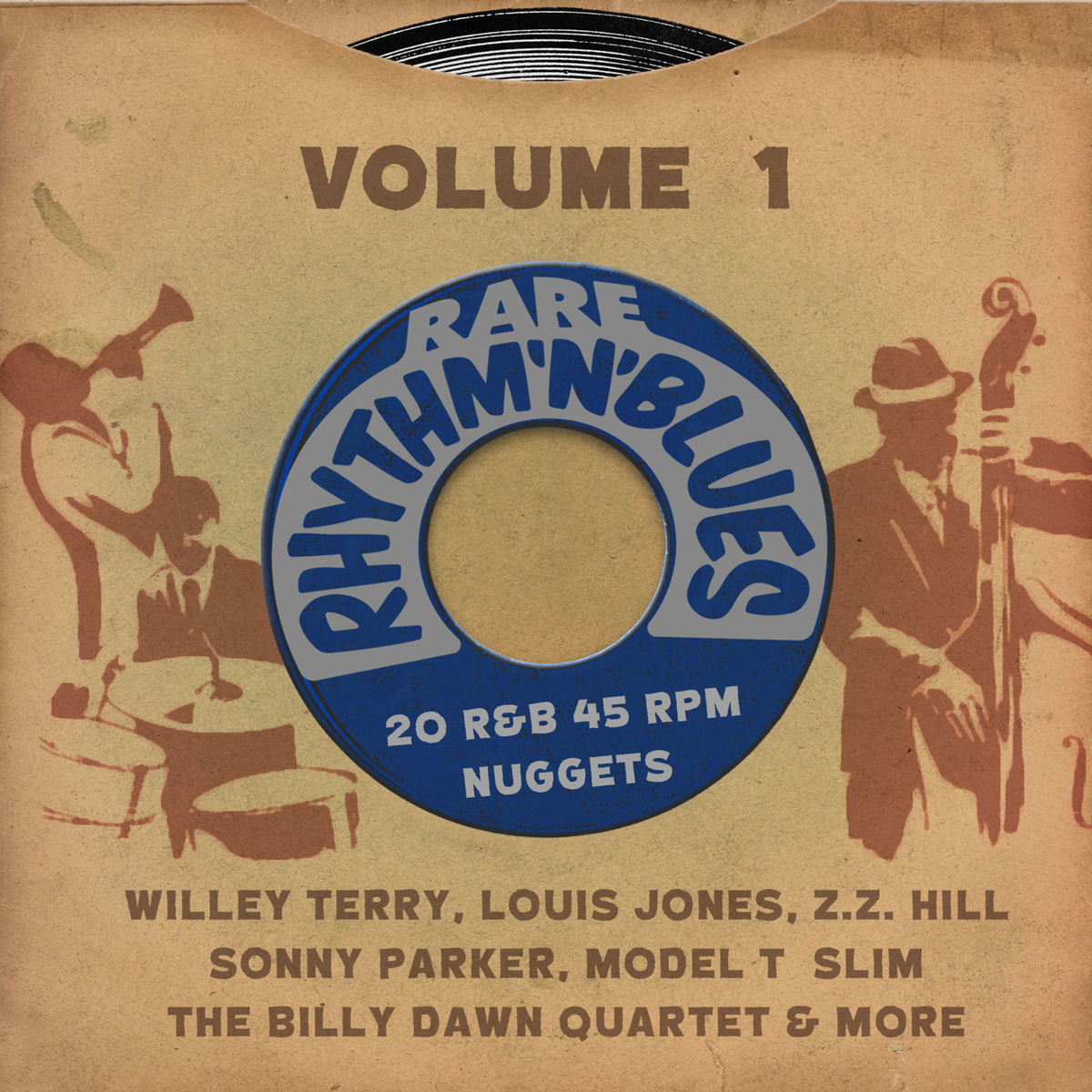 Album cover of Rare Rhythm´n´blues Vol.1, 20 R&B 45 Rpm Nuggets