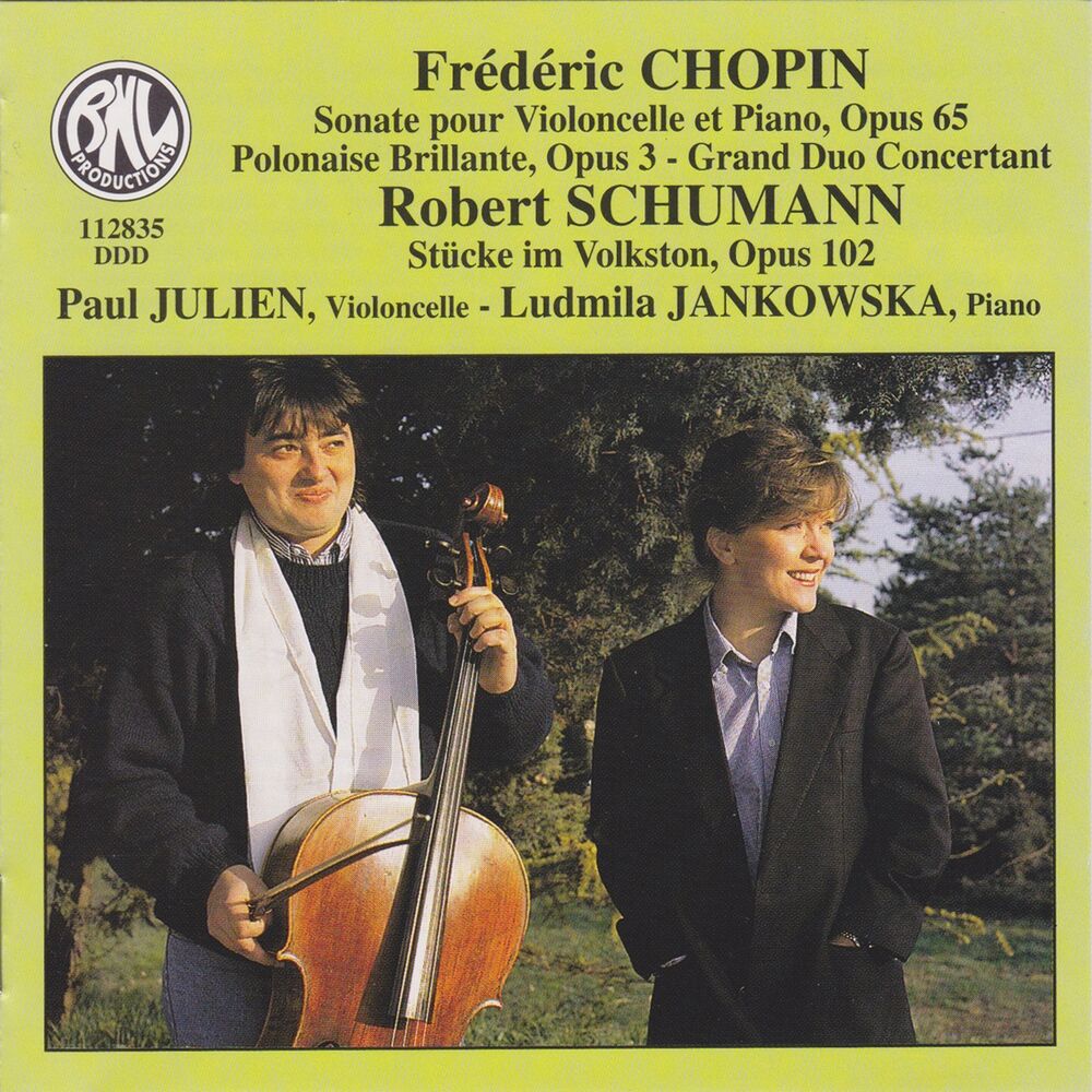 Picture of Chopin & Schumann: Sonates pour violoncelle et piano
