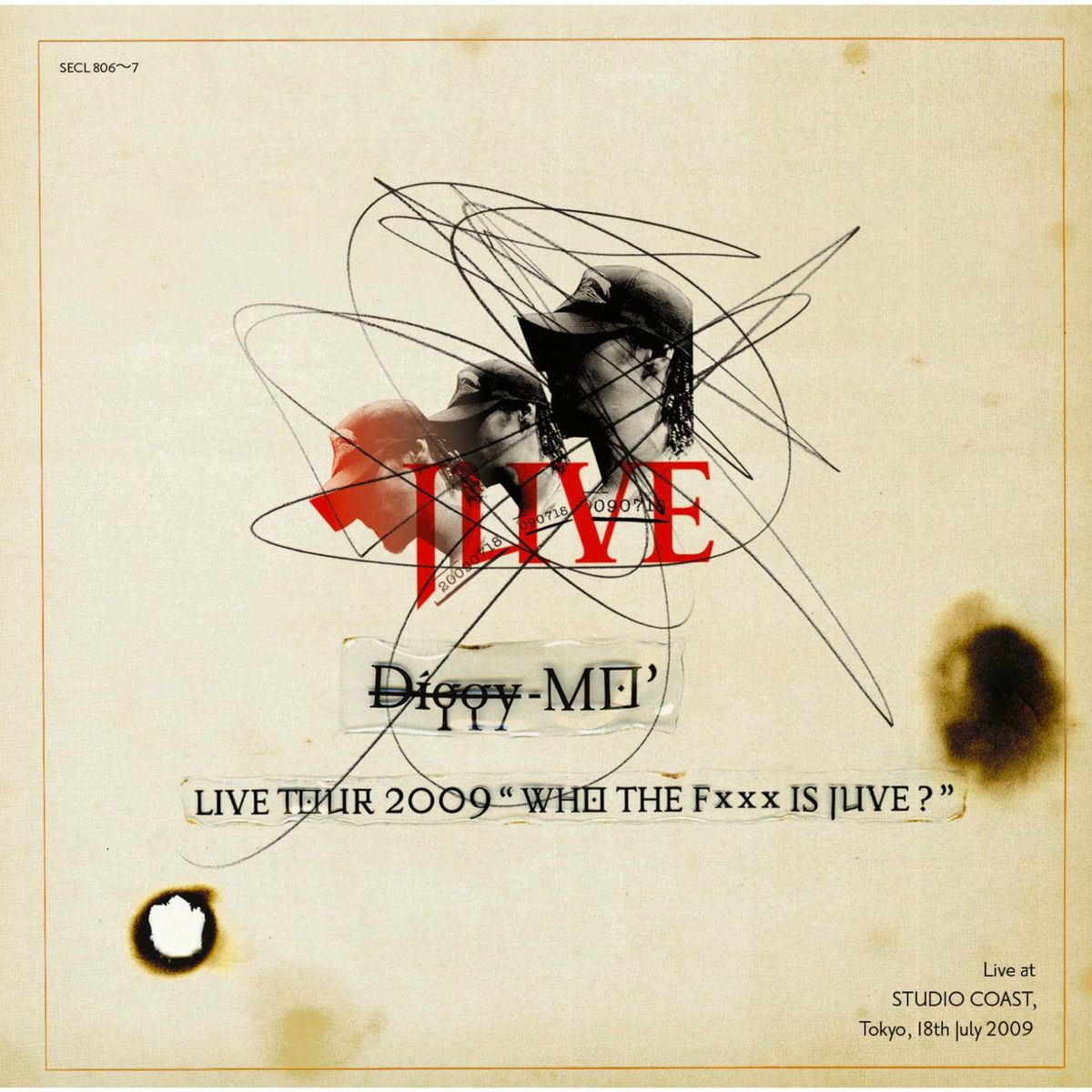 Diggy-MO’Live Tour 2009　2枚組（CD＋DVD） Diggy-MO'Live Tour 2009“WHO THE Fxxx IS JUVE?”+Remixies(DVD