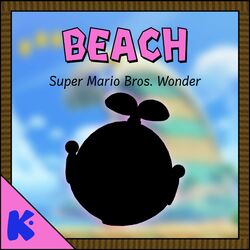 Cover of Beach (from Super Mario Bros. Wonder)