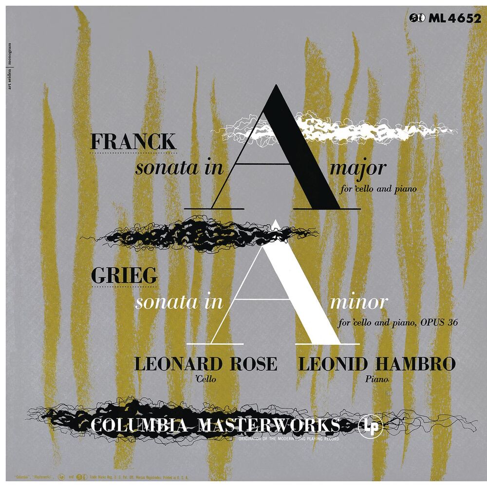 Picture of Franck: Cello Sonata in A Major, FWV 8 & Grieg: Cello Sonata in A Minor, Op. 36 (Remastered)