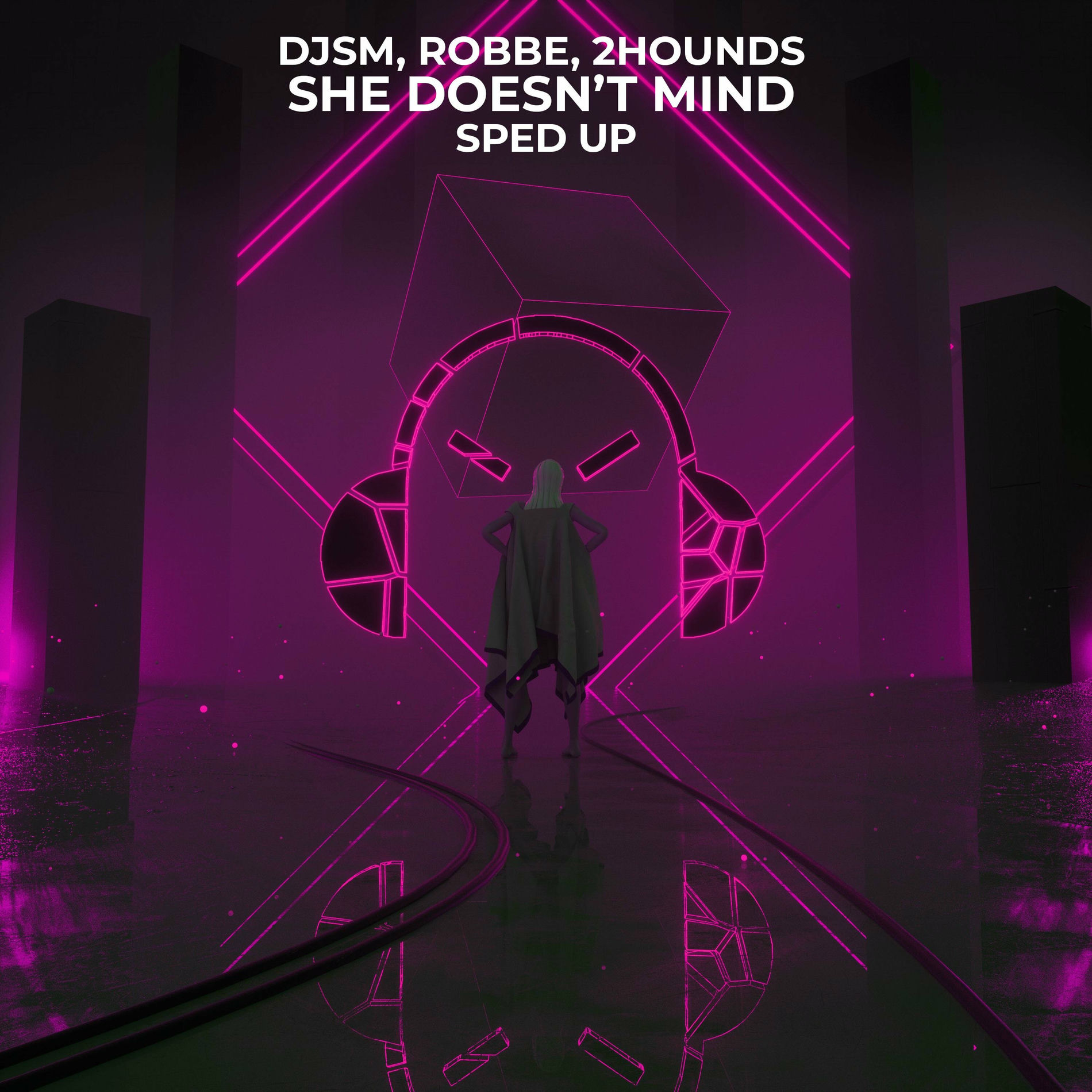 Album cover of She Doesn't Mind - Sped Up (feat. DJSM)