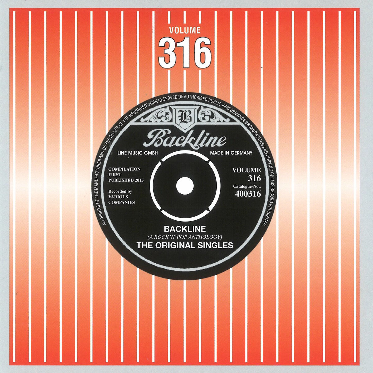 Album cover of Backline, Vol. 316