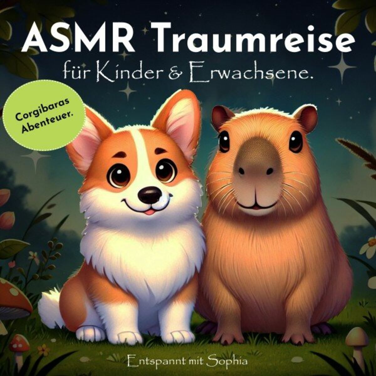 Album cover of Asmr Traumreise für Kinder & Erwachsene. Corgibaras Abenteuer. Entspannt mit Sophia