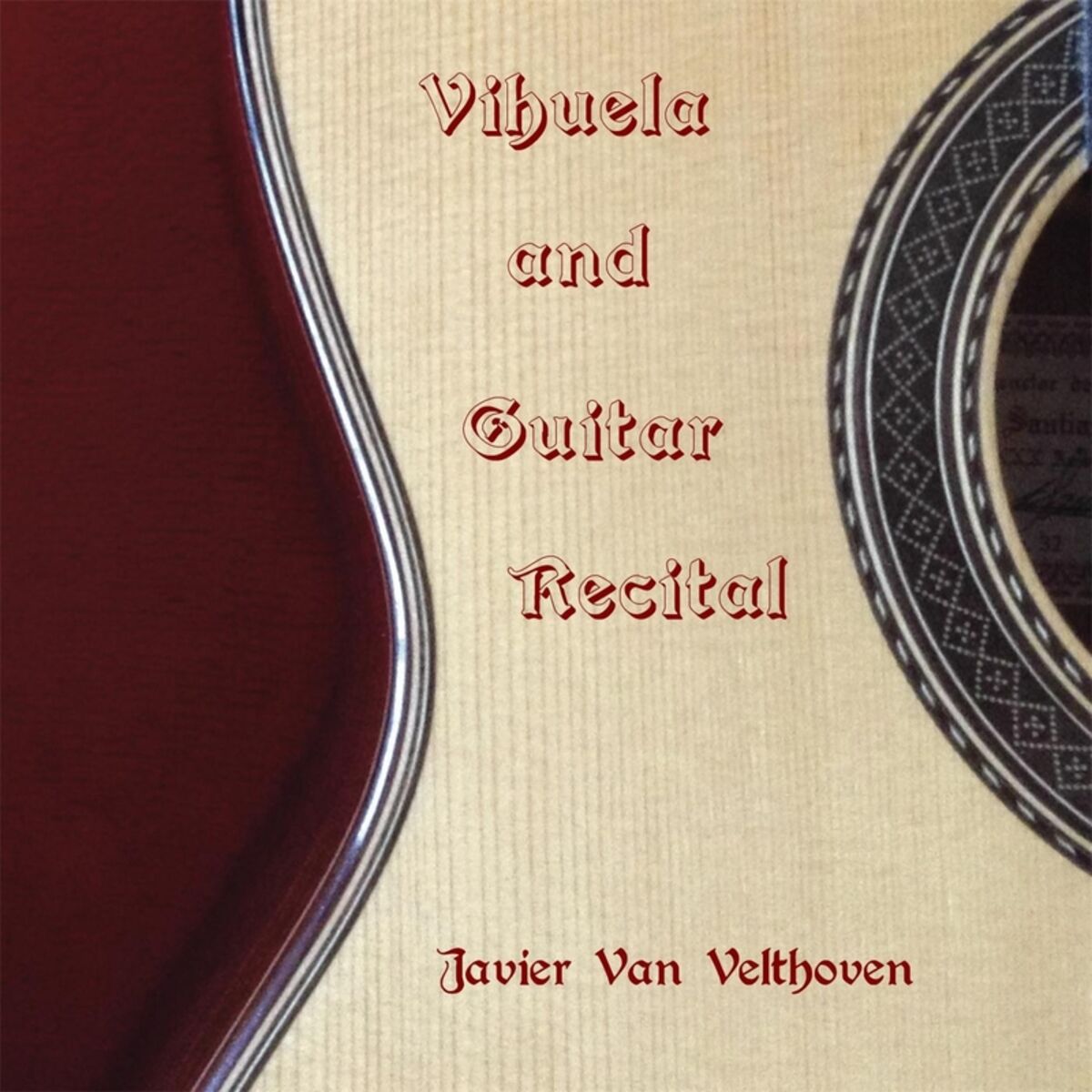 Album cover of Vihuela and Guitar Recital