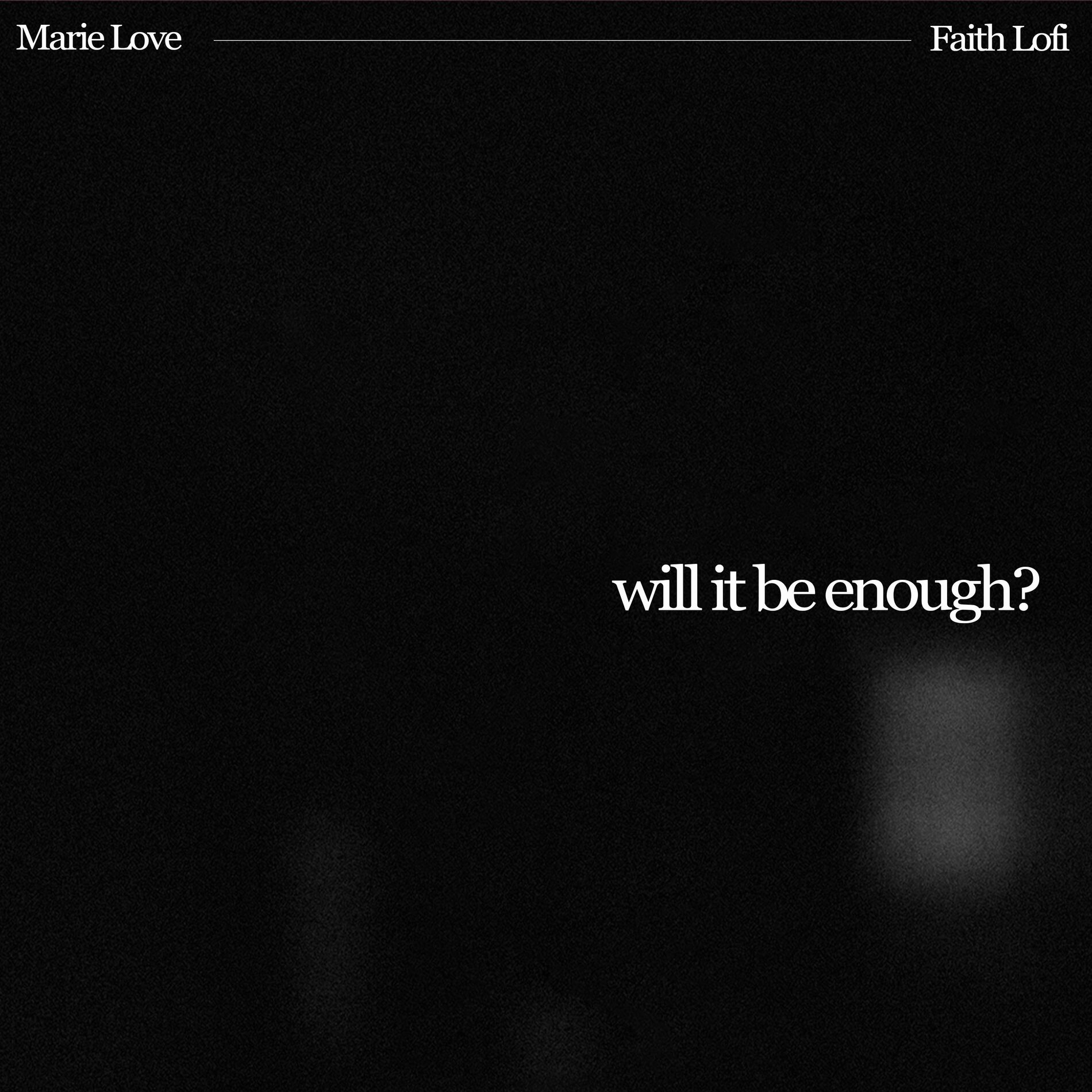 Album cover of will it be enough?