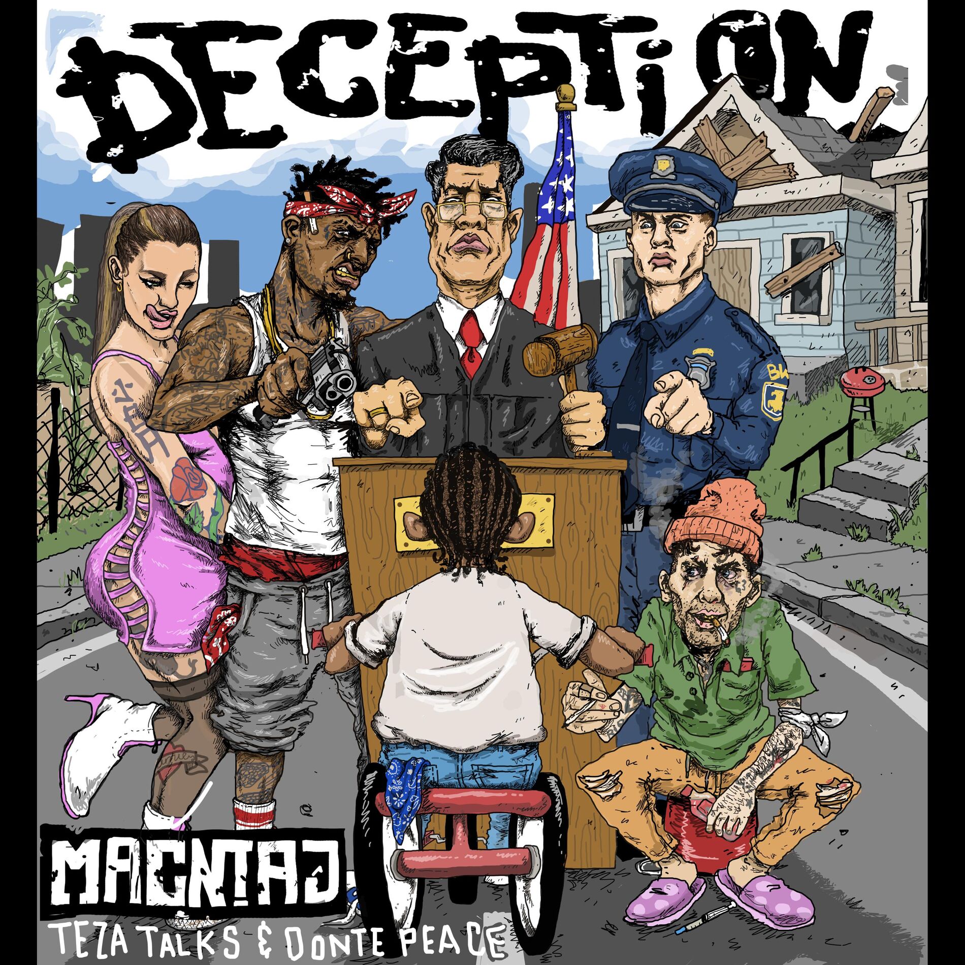 Album cover of Deception (feat. TeZa Talks & Donte Peace)