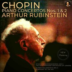 Cover of Chopin: Piano Concertos Nos. 1 & 2 by Arthur Rubinstein