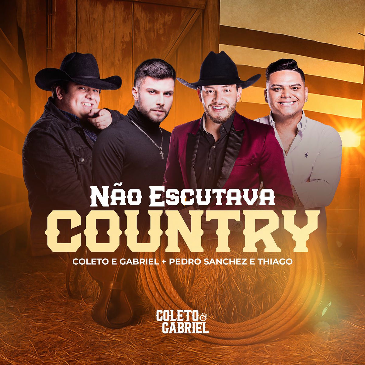Album cover of Não Escutava Country (Ao Vivo)