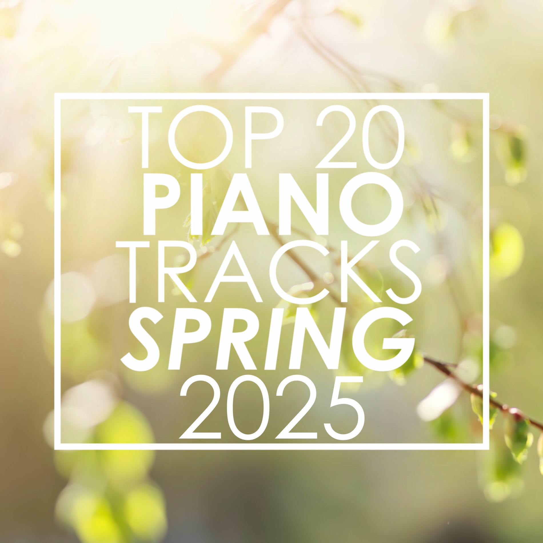 Album cover of Top 20 Piano Tracks Spring 2025 (Instrumental)