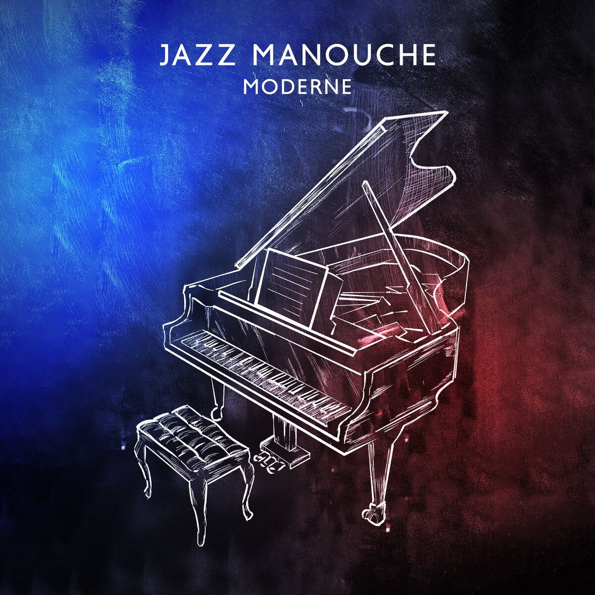 Album cover of Jazz manouche moderne: Musique relaxante pour club, Bar à cocktails, Fusion instrumentale