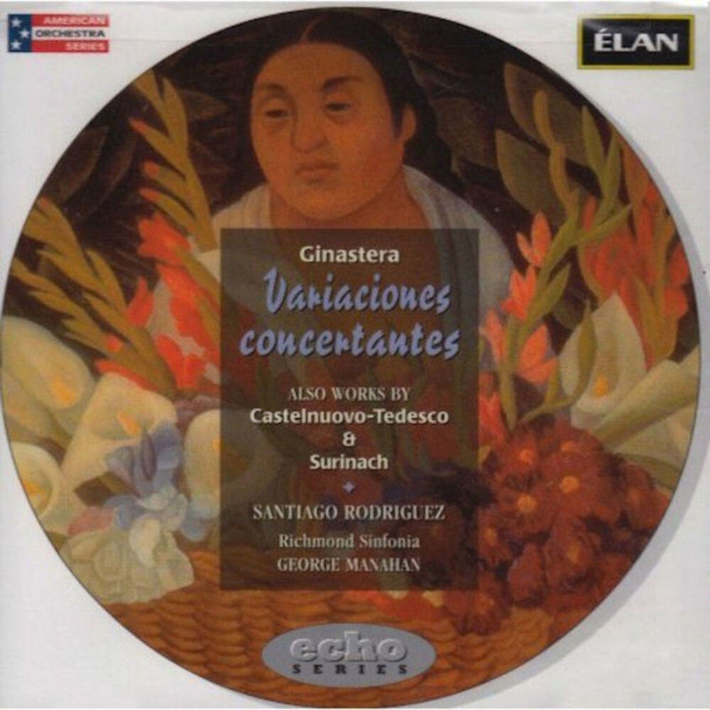 Picture of Ginastera: Variaciones Concertantes - Catelnuovo-Tedesco: Piano Concerto No. 1 - Surinach: Concertino for Piano