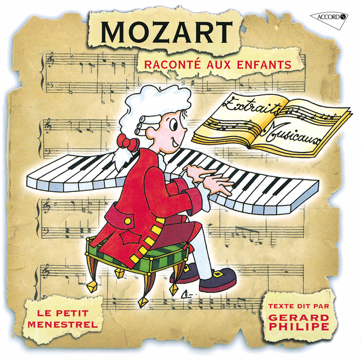 Album cover of Le Petit Ménestrel: Mozart raconté aux enfants