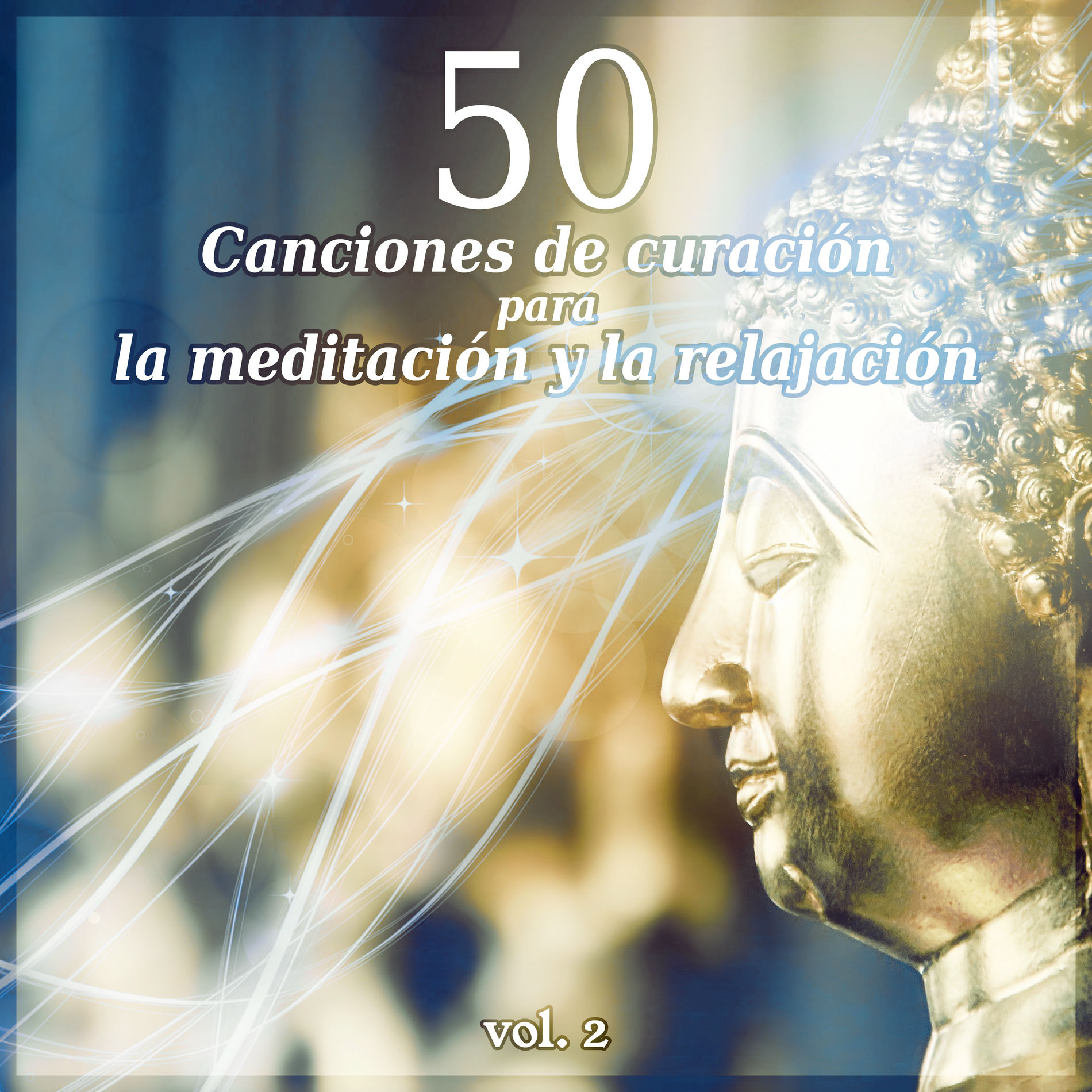 Album cover of 50 Canciones de curación para la meditación y la relajación vol. 2, Música relajante zen