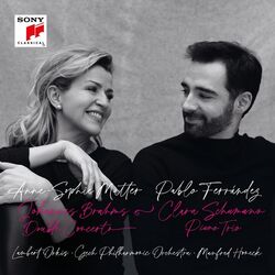 Cover of Brahms: Double Concerto & C. Schumann: Piano Trio