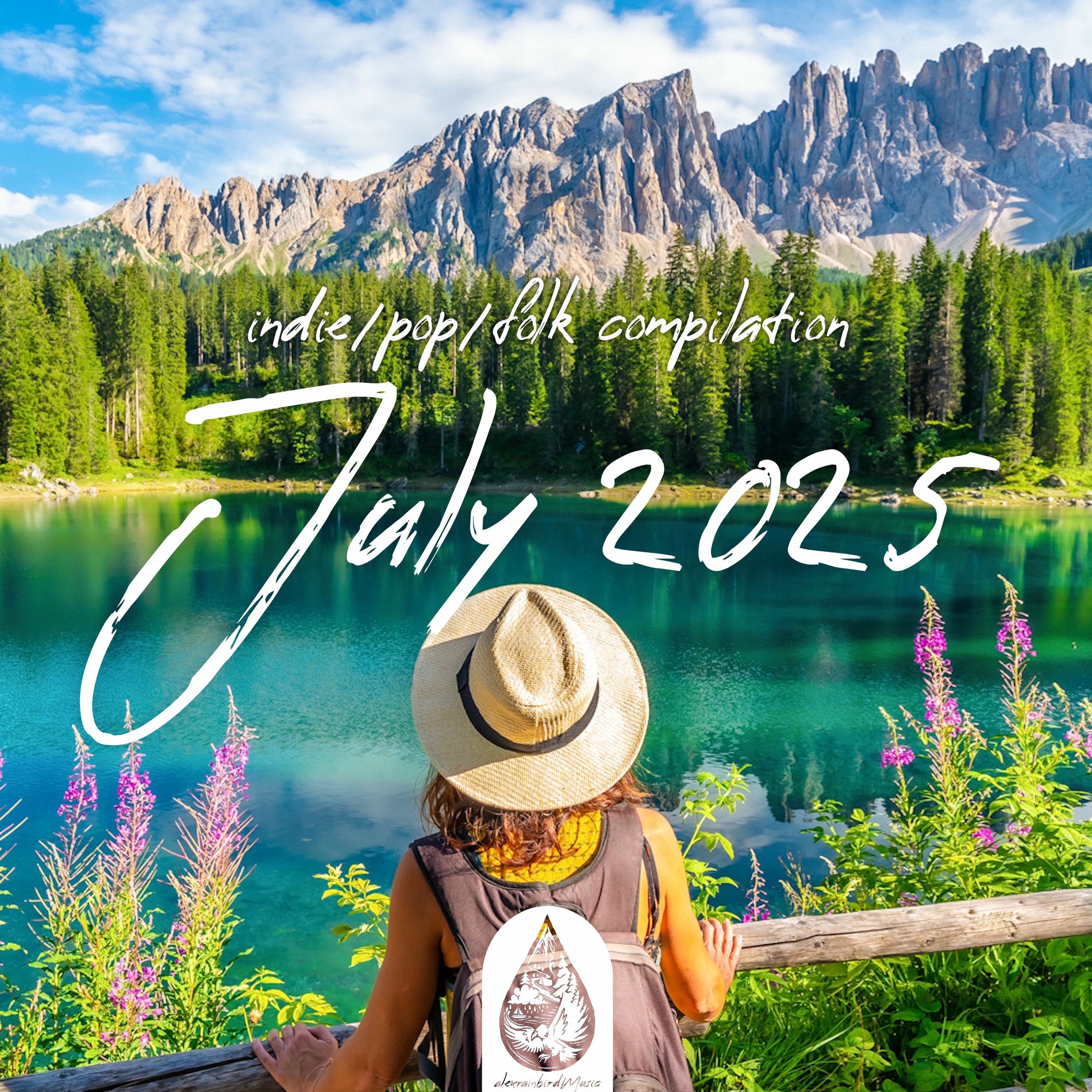 Album cover of Indie / Pop / Folk Compilation - July 2025 (alexrainbirdMusic)
