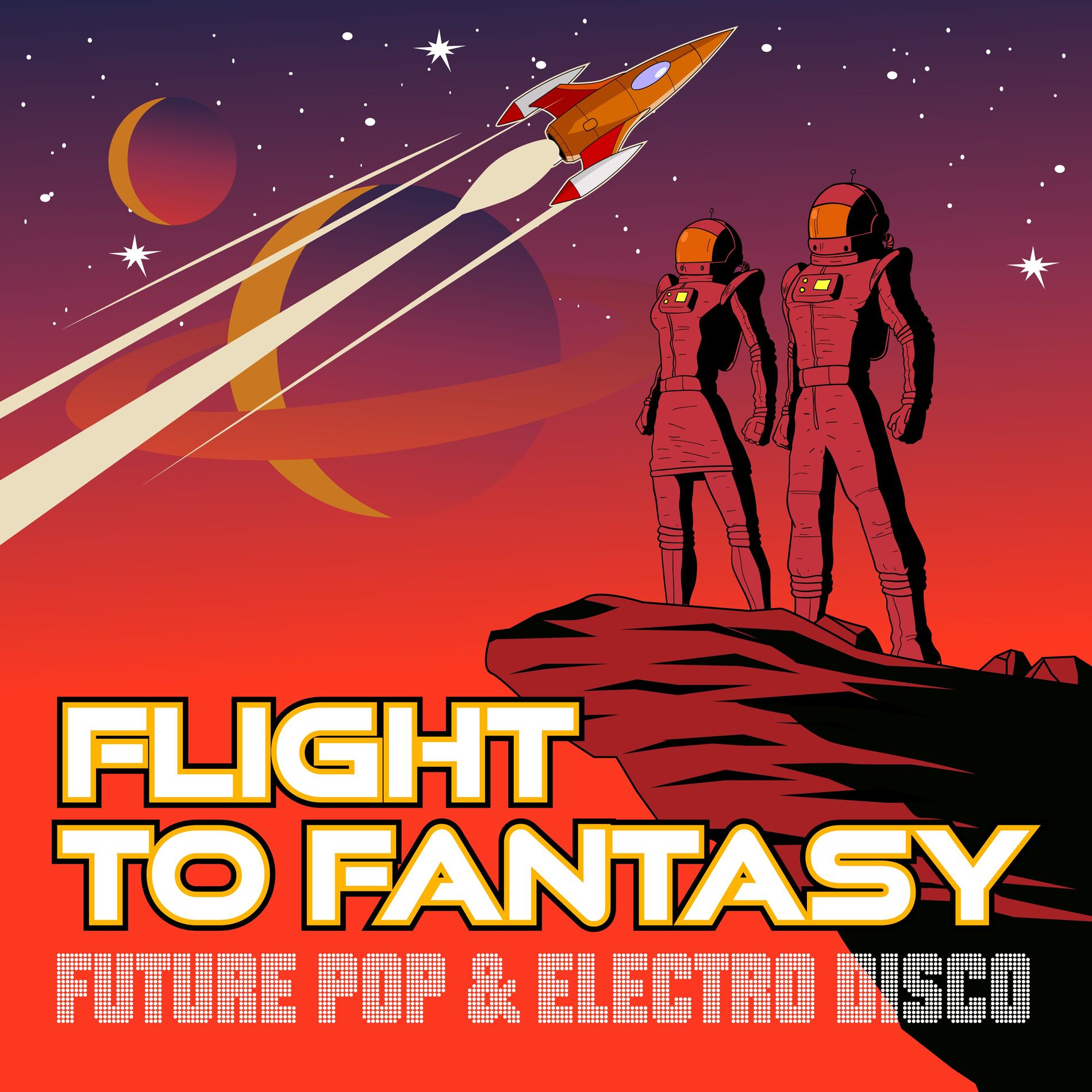 Album cover of Flight to Fantasy: Future Pop & Electro Disco