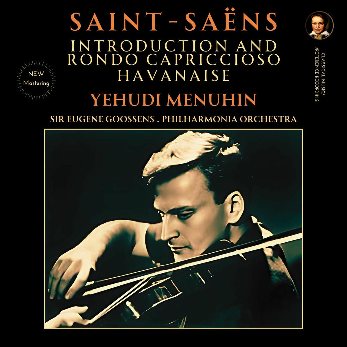 Album cover of Saint-Saëns: Introduction and Rondo Capriccioso & Havanaise by Yehudi Menuhin (2025 Remastered, London 1958)