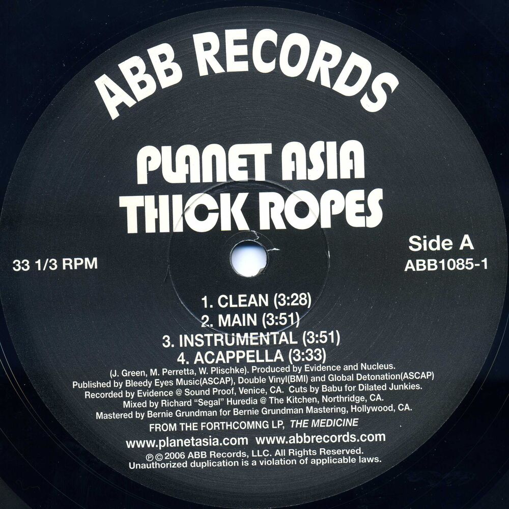 Picture of Thick Ropes/On Your Way