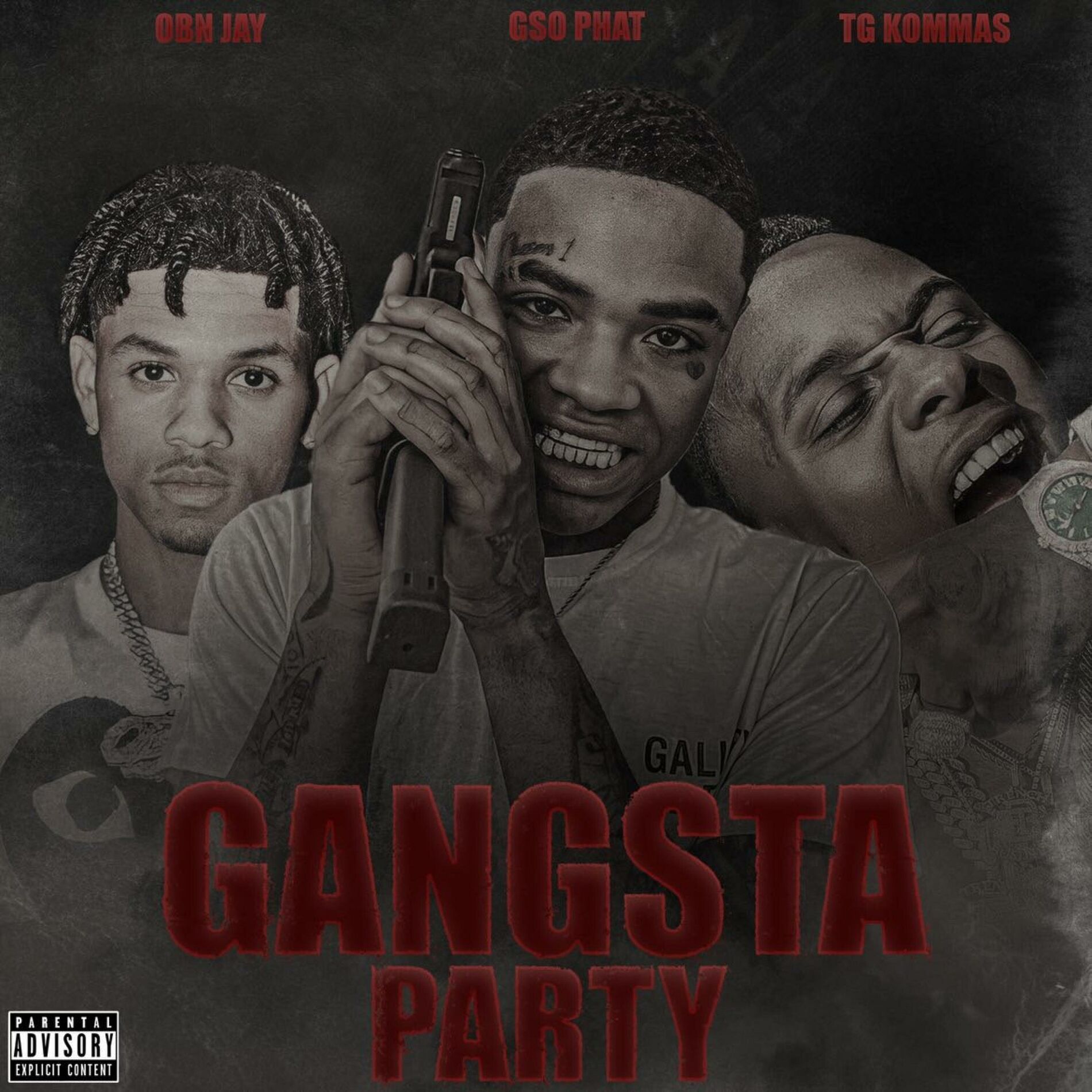 Album cover of Gangsta Party (feat. TG Kommas & OBN Jay)