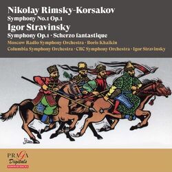 Cover of Nikolay Rimsky-Korsakov: Symphony No. 1 - Igor Stravinsky: Symphony, Op. 1